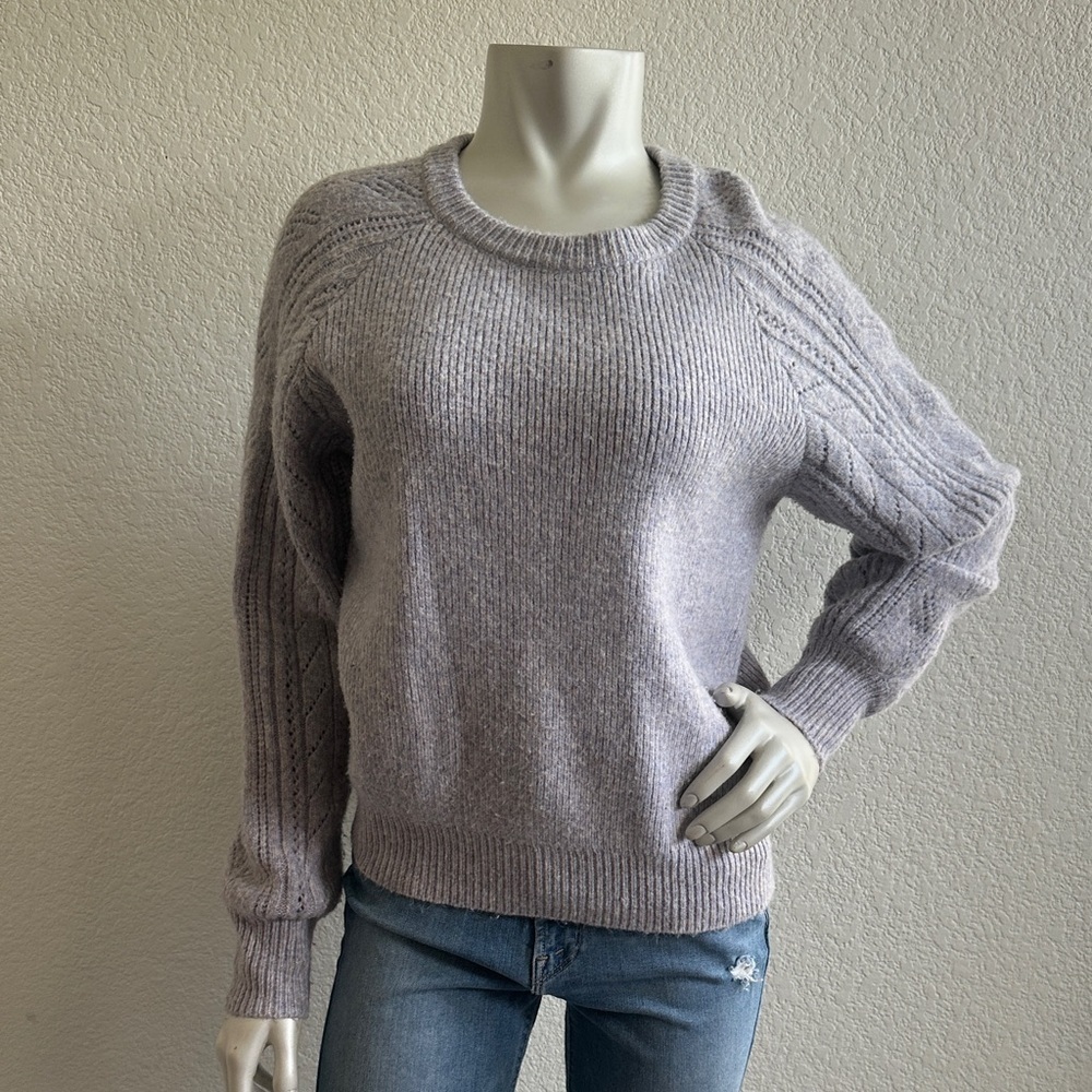 Heartloom Rainbow (Lavander) Esther Pullover Knitted Sweater - Picture 2 of 8